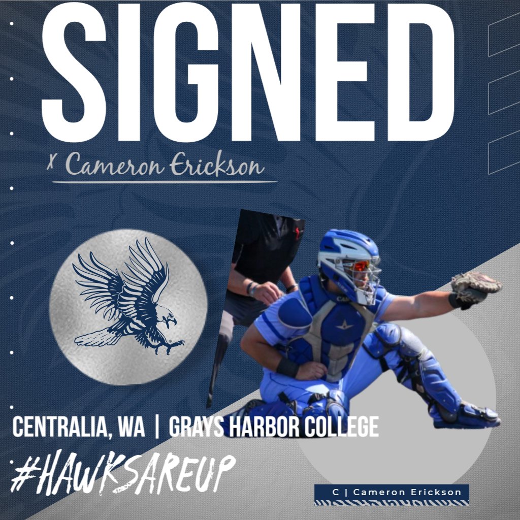 BlueHawkBSB's tweet photo. 🚨Signing🚨

It's time to welcome Cameron Erickson to the Blue Hawk family!

#HawksAreUp x #BlueHawkBSB https://t.co/440ez7VMjw
