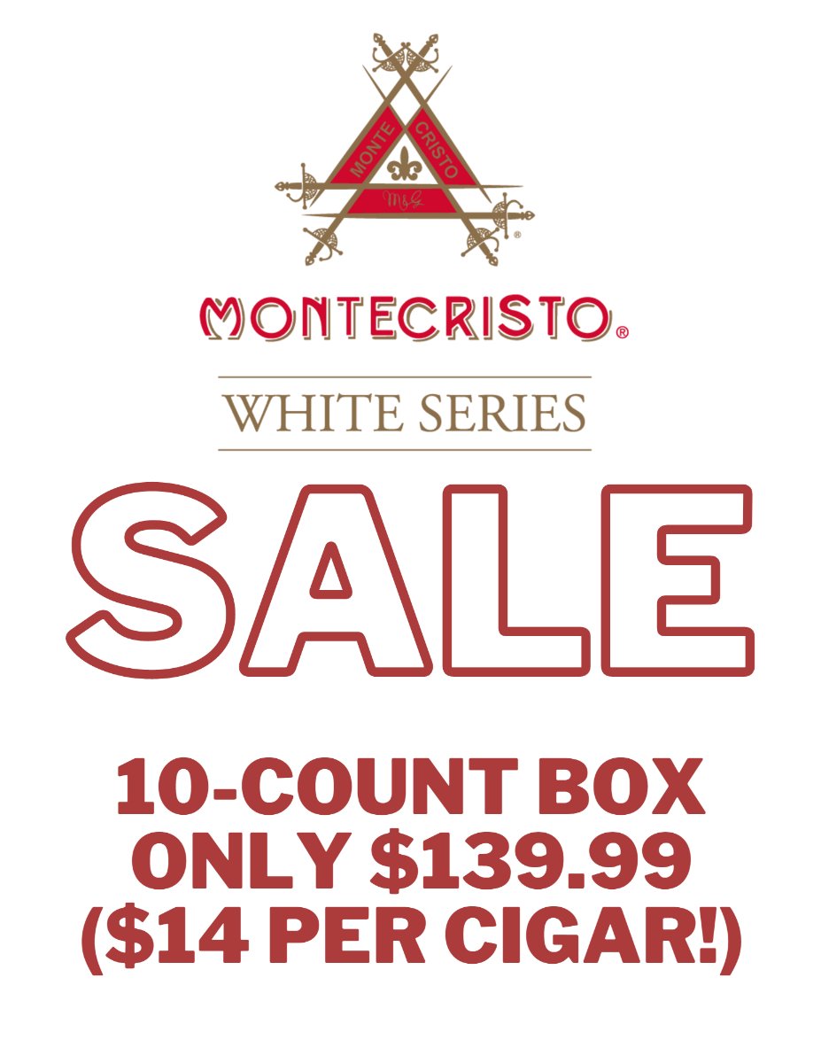 TinderBoxBuff's tweet photo. HUGE Montecristo Sale! - https://t.co/pXZ9oEa7Ox https://t.co/3rEr09jlJn