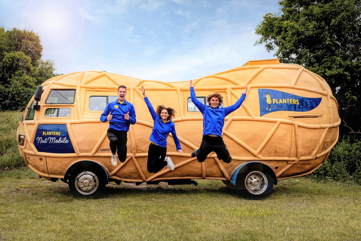 Steve's Hot Dogs (@steveshotdogs) on Twitter photo YOU GUYS. We just found out the <a href="/NUTmobile_Tour/">Planters NUTmobile</a> is coming to Steve's Hot Dogs on Tuesday to pass out free nuts. Our GM called me and was like, "I've got BIG NEWS."
The team is STOKED. Come out 11:30 to 1:30 if you're as stoked about peanuts as these guys are. YOU GUYS. We just found out the <a href="/NUTmobile_Tour/">Planters NUTmobile</a> is coming to Steve's Hot Dogs on Tuesday to pass out free nuts. Our GM called me and was like, "I've got BIG NEWS."
The team is STOKED. Come out 11:30 to 1:30 if you're as stoked about peanuts as these guys are.