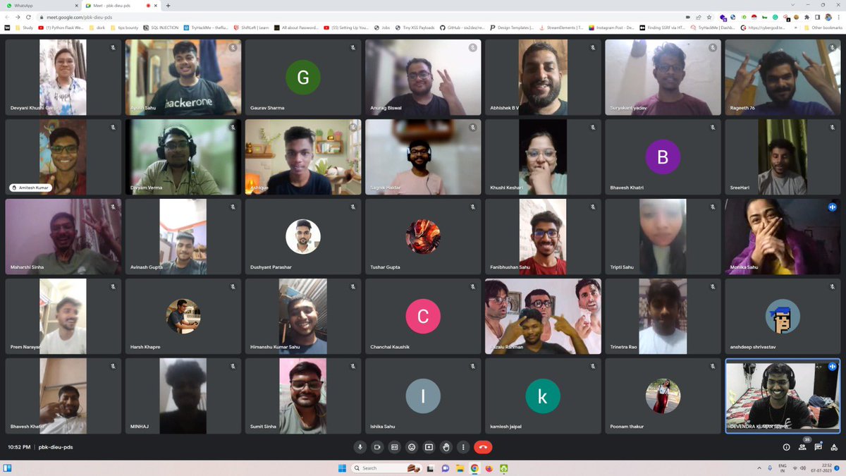 Ayush_7477's tweet photo. A small seasides fam meetup✨

Waiting to meet all these awesome people in-person @seasides_conf 🤝🏻

#seasidesconference #infosecurity #seasides #CyberSecurity #community https://t.co/3gD4Qew0IF
