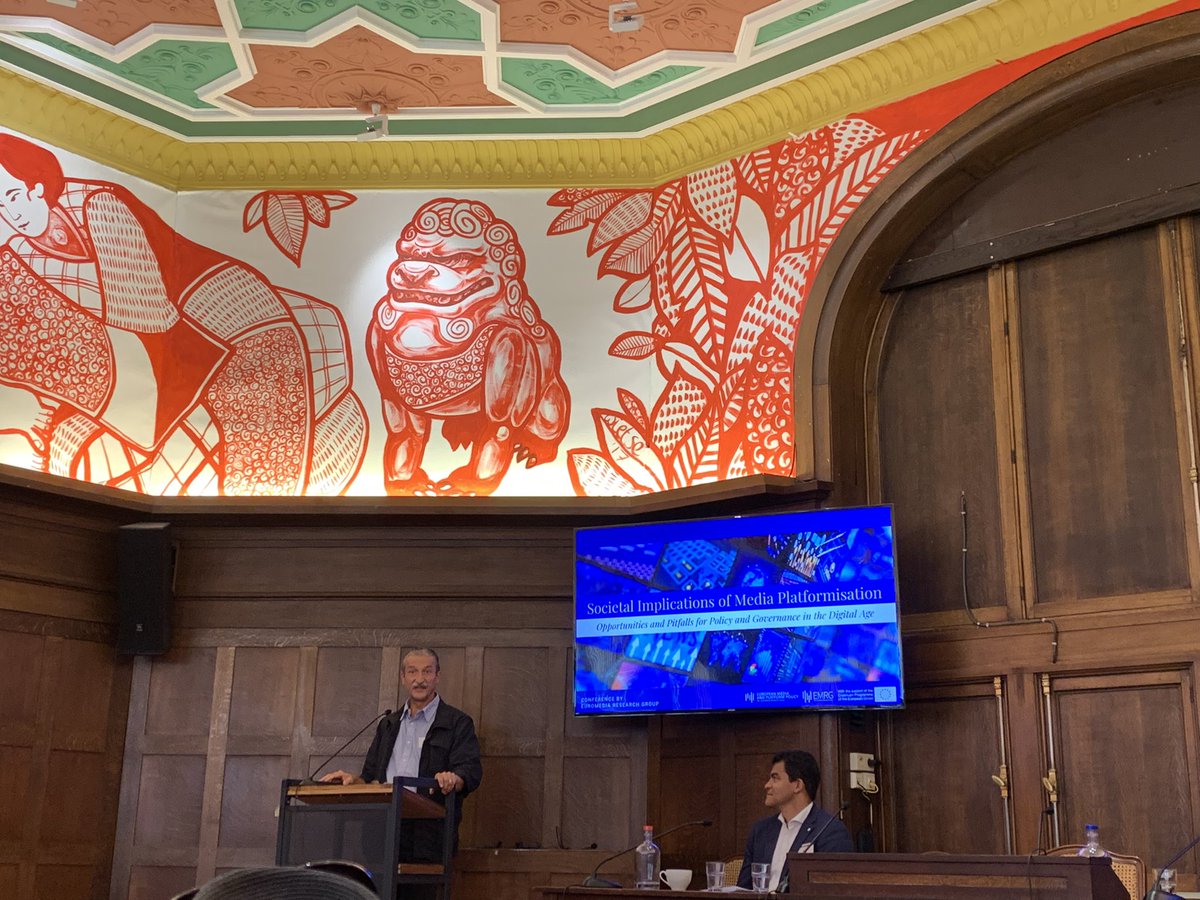 Robin_Mansellx's tweet photo. Really pleased to speak and participate at the excellent Societal Implications of Media Platformisation conf (Euromediapp) in Brussels today! @MediaLSE https://t.co/BbvEYmPEYu