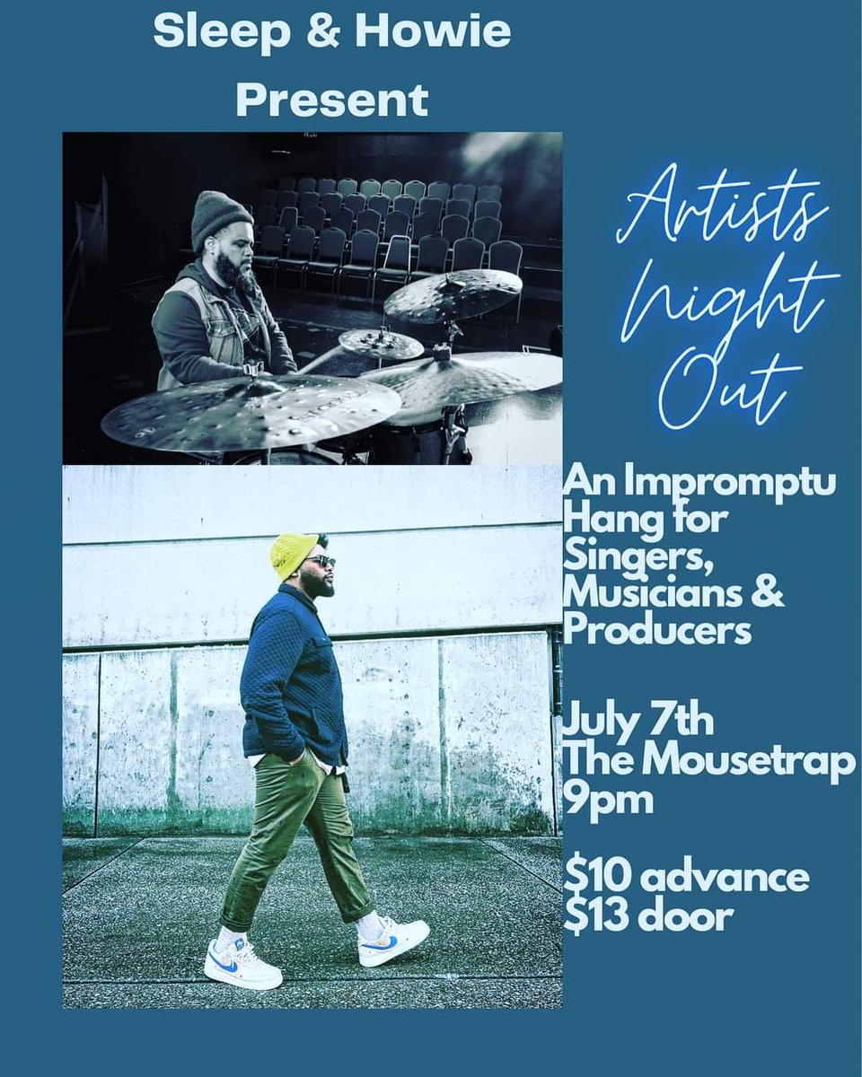 Artists, Musicians, Producers: Join us on stage on Friday!! #livemusic #naptown #soul #vibes #beats @TheMousetrap