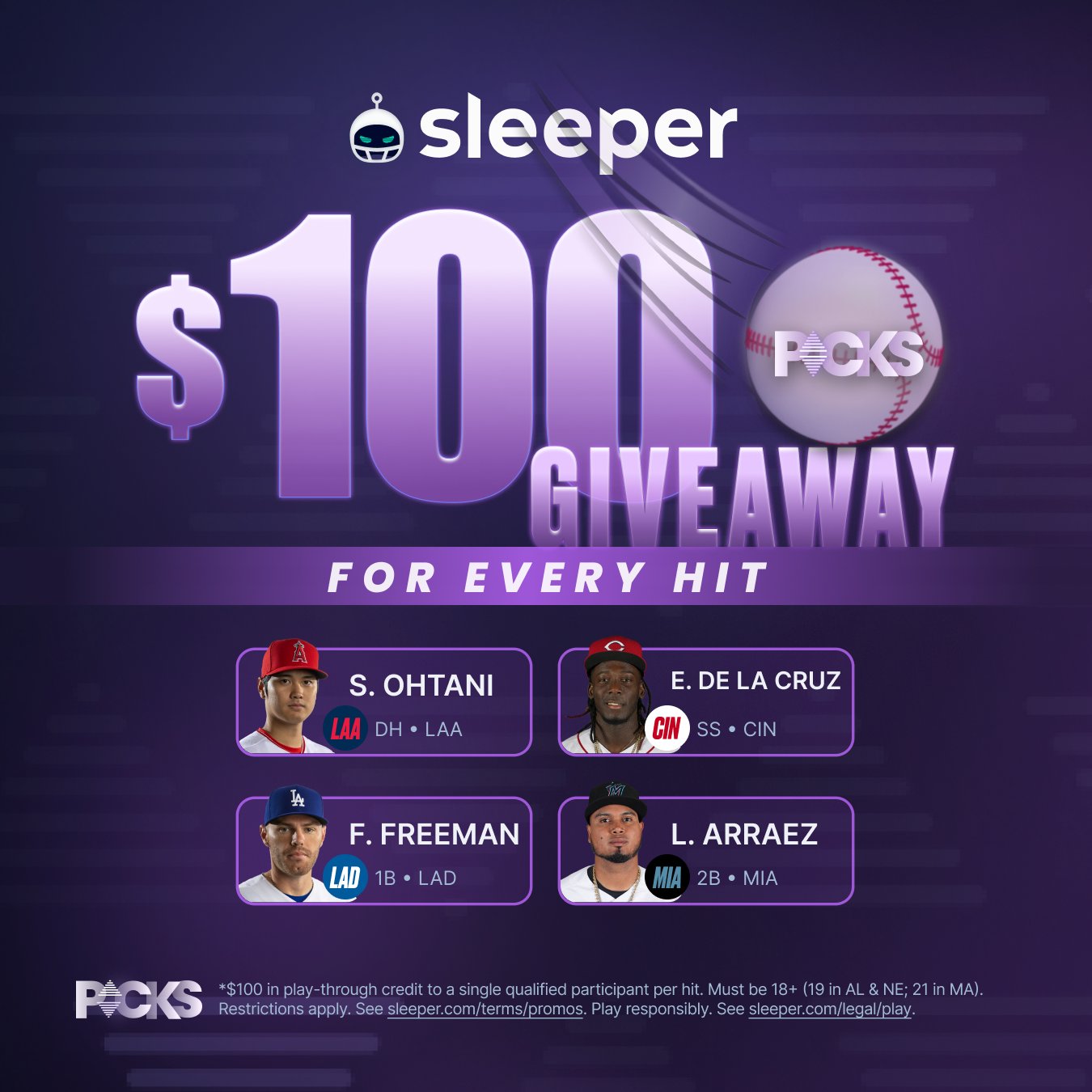 Sleeper Picks on Twitter "For every hit these players have today, we