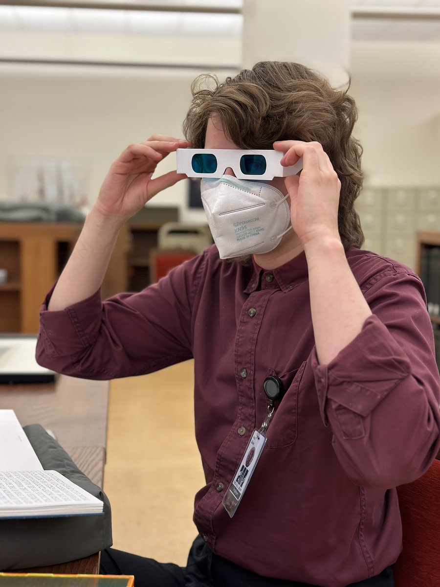 Jason_W_Dean's tweet photo. This is what happens when @nestinthestacks looks at cool books that we have @LindaHall_org too long: https://t.co/buOMxKLbzM
