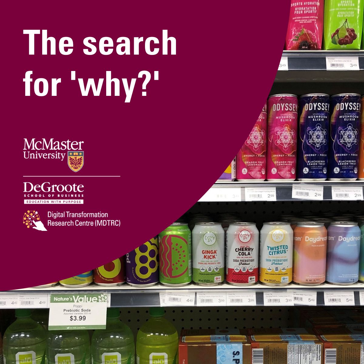 The decision-making process in a #retail environment has become increasingly complex to understand with changes in #technologies and consumer attitudes. Why did a shopper pick up a product? Why did they put it down? Dig deeper into the mind of shoppers: mdtrc.mcmaster.ca