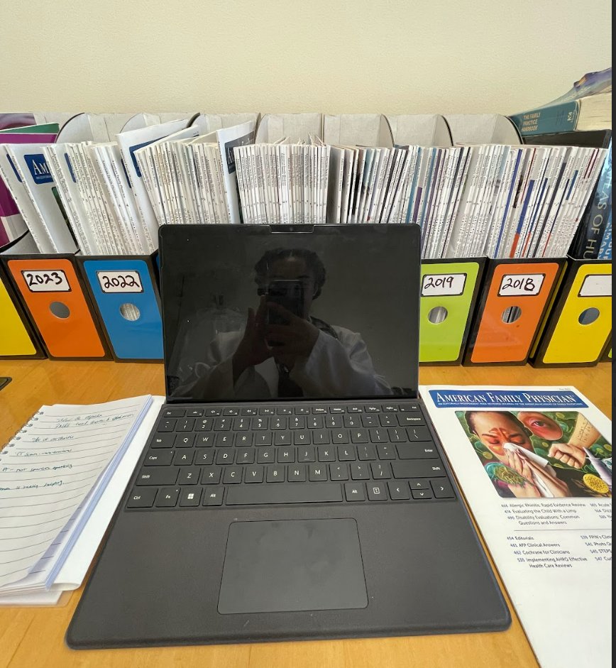 2023 AFP Photo Contest Submission
"I use AFP to inform how I interact with patients during my ambulatory care shifts and connect the classroom to the real world." -Kayla McGarrell, student #afpjournalphotocontest