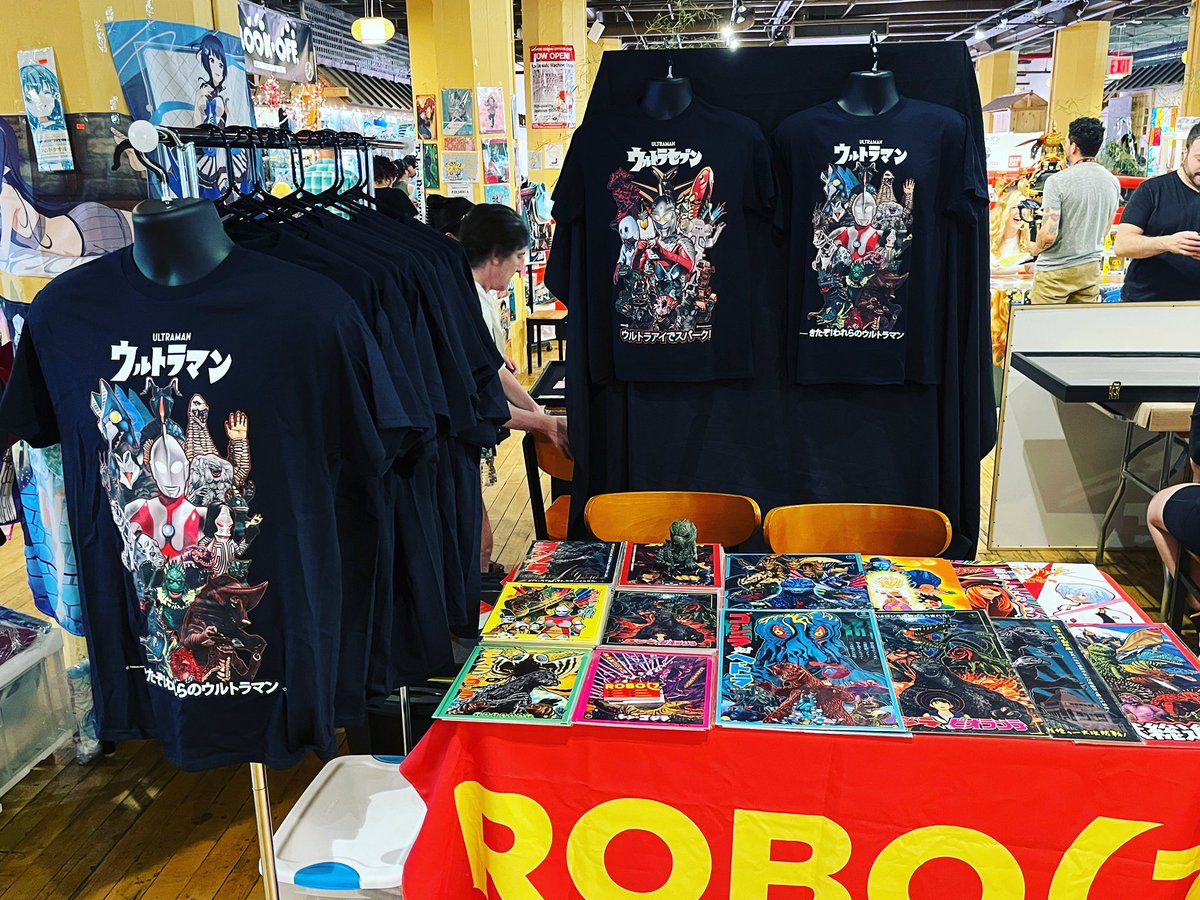 All set up at The Anime Food fest inside JapanVillage at industry city brooklyn!