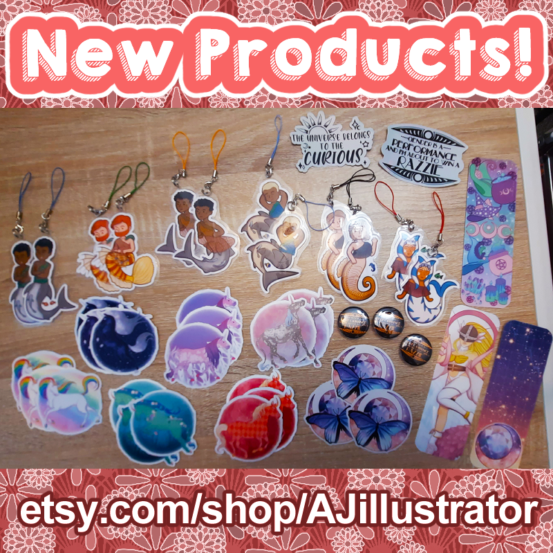 IllustratorAj's tweet photo. Etsy update! Check out my new products, link in bio <3 https://t.co/y4qpTpLXsR