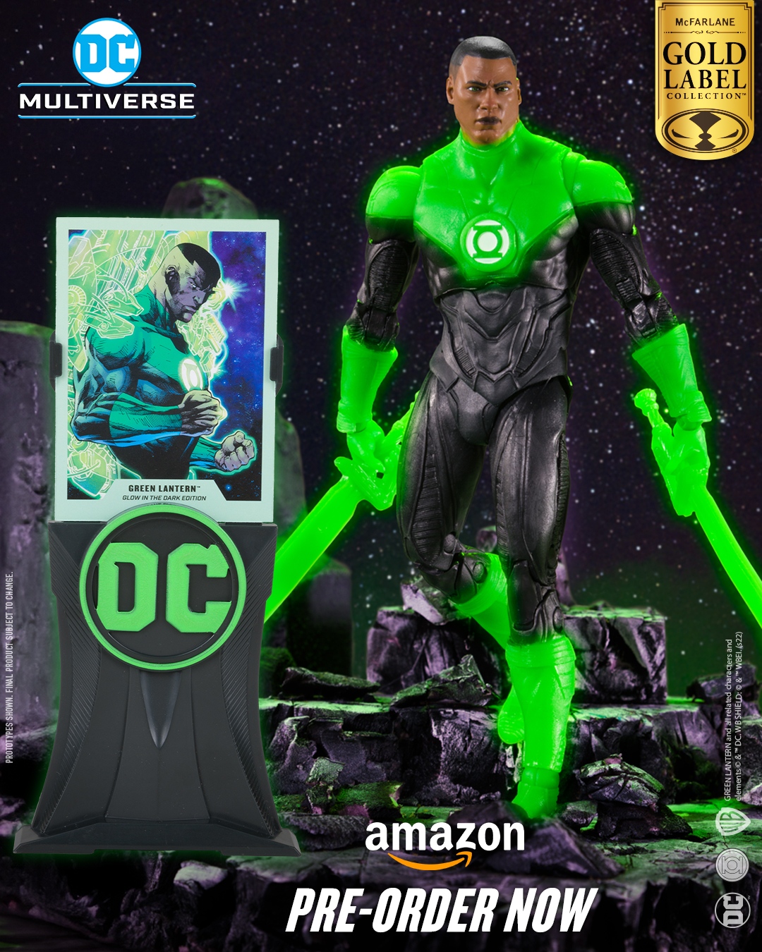 DC Direct Green Lantern Blackest Night 4” Action Figure Set