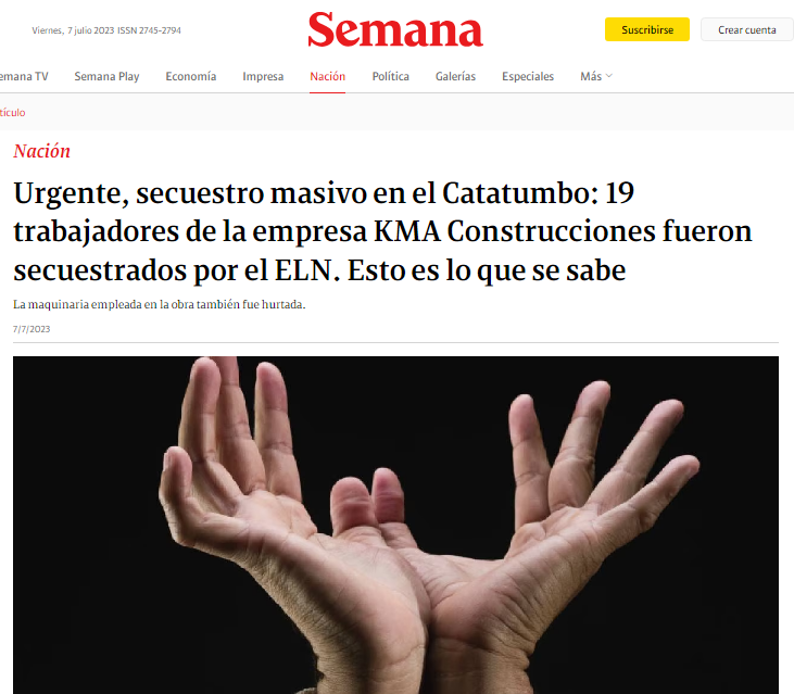 Enrique_GomezM's tweet photo. Secuestros, masacres a granel, violencia disparada en todo el país. Ese es el desgobierno del cambio y la potencia mundial de la muerte de Petro. https://t.co/azENNvBPHf