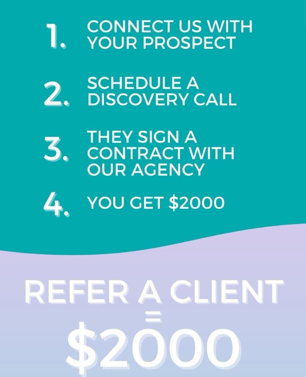 oakstsocial's tweet photo. Imagine all the summer fun you could have with an extra $2,000 in the bank..

Know a doctor’s office, tech startup or any other business that needs social media help? Send them our way and when they sign with our agency, we’ll give you $2000! Get in touch connect@oakstsocial.com. https://t.co/d63NE5pMt3