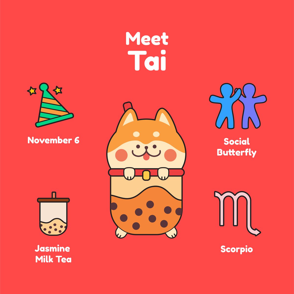 bobamonofficial's tweet photo. Meet the Bobamon! Who are you most likely to hang out with? 

#bobamon #boba #bobaaddict #cute #stuffedanimals https://t.co/xawZyAHJK9