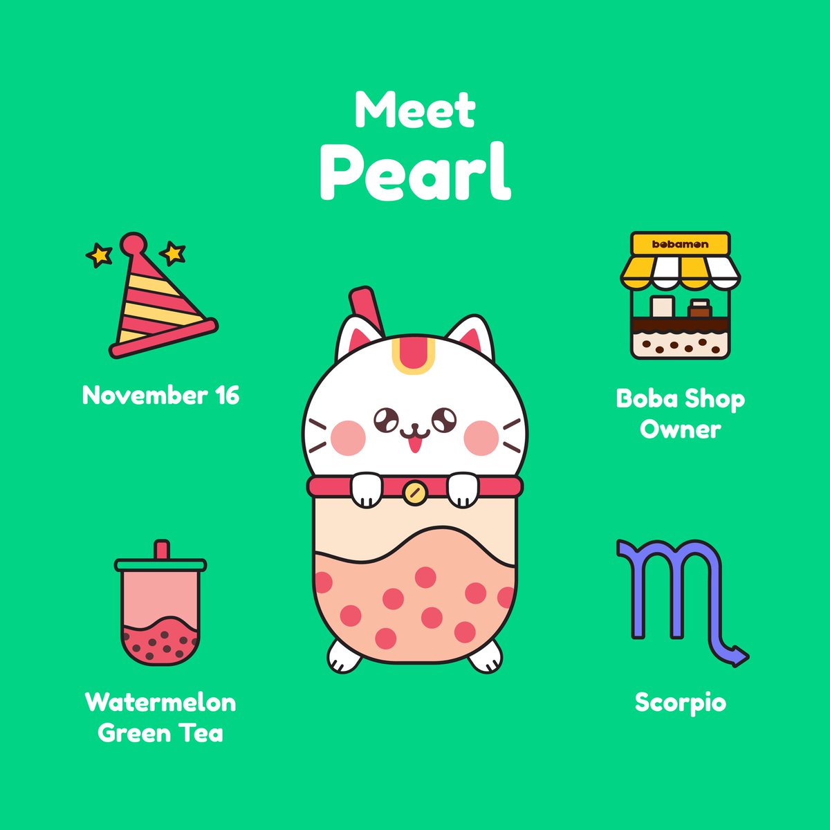 bobamonofficial's tweet photo. Meet the Bobamon! Who are you most likely to hang out with? 

#bobamon #boba #bobaaddict #cute #stuffedanimals https://t.co/xawZyAHJK9