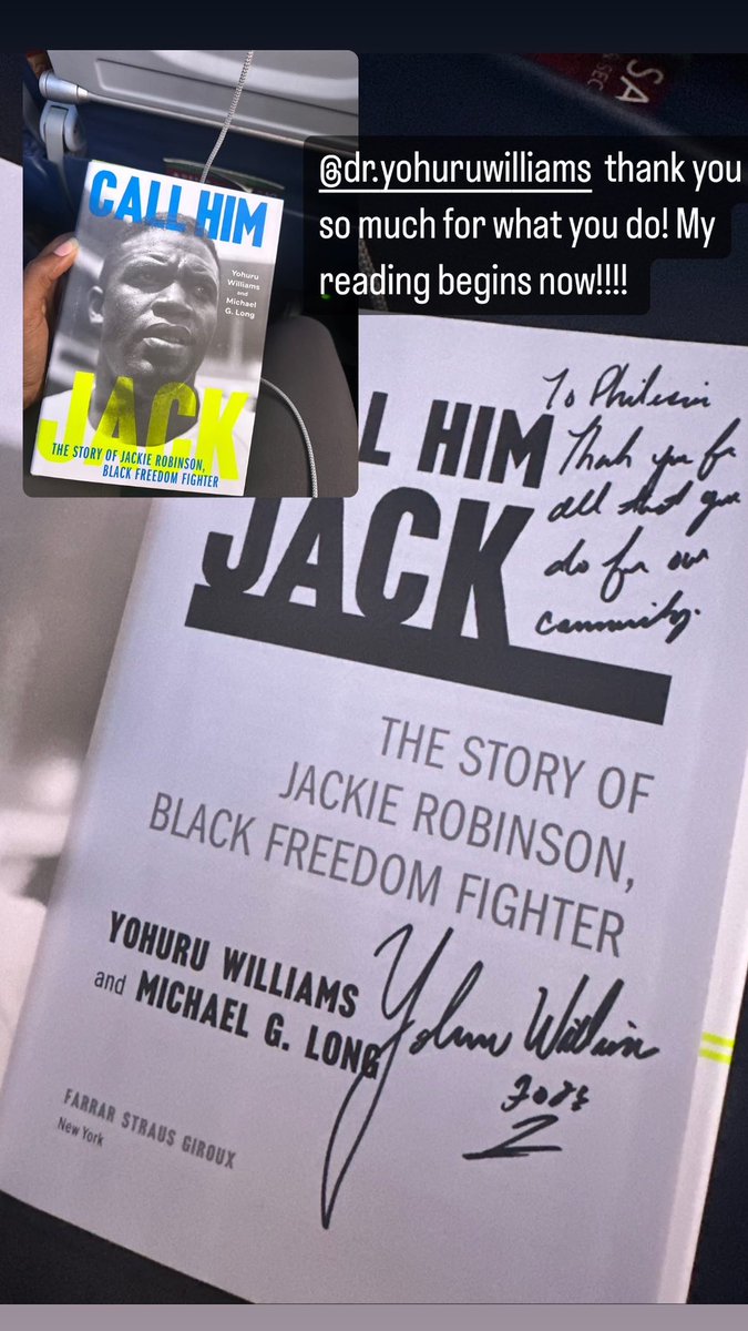 phili_phenom's tweet photo. @YohuruWilliams thank you for my book!!!! Means a lot!! https://t.co/8OgFISX67M