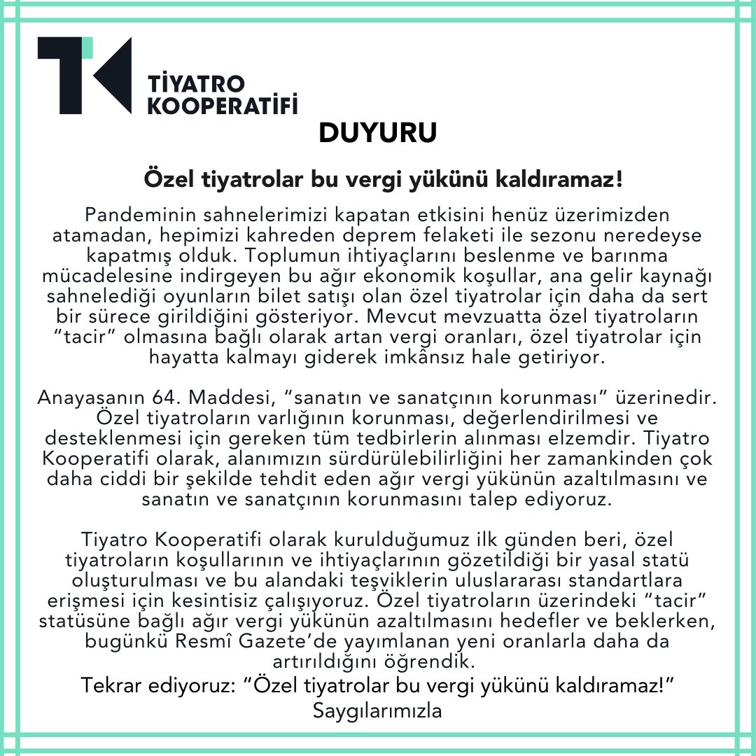 Tiyatro Kooperatifi tweet media