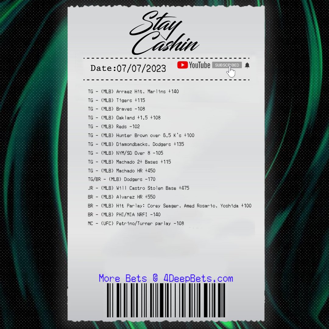 THE ENTIRE BET SLIP TO MAKE UP FOR LAST NIGHT'S FREEBIE. Show some love with a RT

#GamblingTwitter #GamblingTwiiter #freebet #freebetfriday <a href="/FreeBetRetweets/">Free Bet Retweets</a>