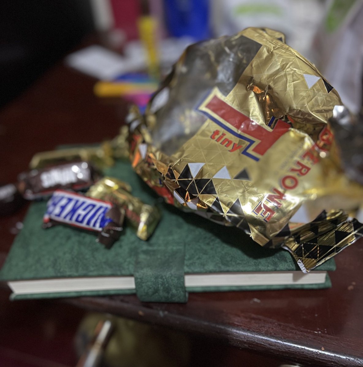 snshanah's tweet photo. Just when you think you need a son of Adam to buy you a #PeriodPackage, the left over candy you bought on a trip from Nairobi swoops in to save the day! https://t.co/d5DkcIuDWo