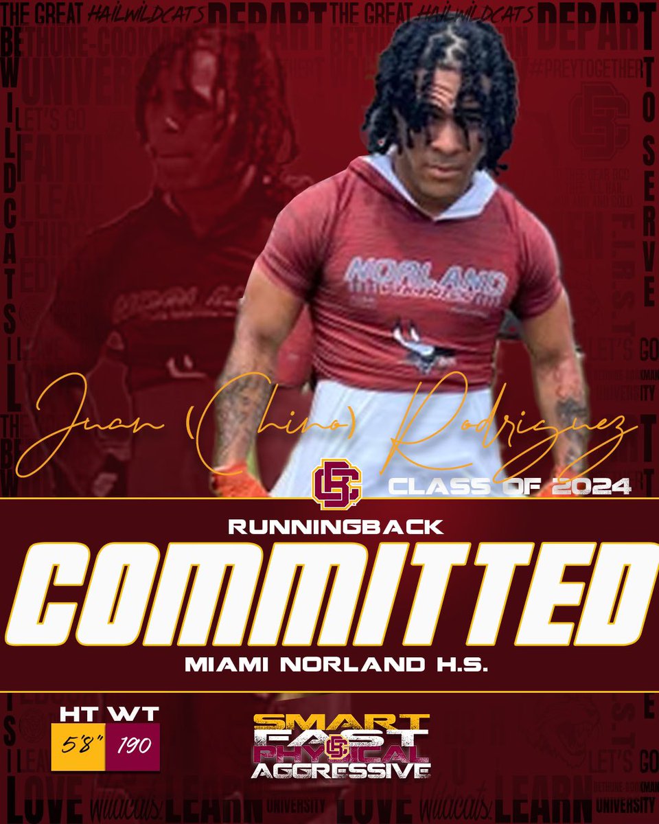 First I want to thank God. Im also thankful to my mom for all the hard work that she has put into me. Lastly thanks to all my coaches. Now, after a long conversation with @CoachWoodie Im committing to furthering my education and playing the sport I love at BCU! #HailWildCats