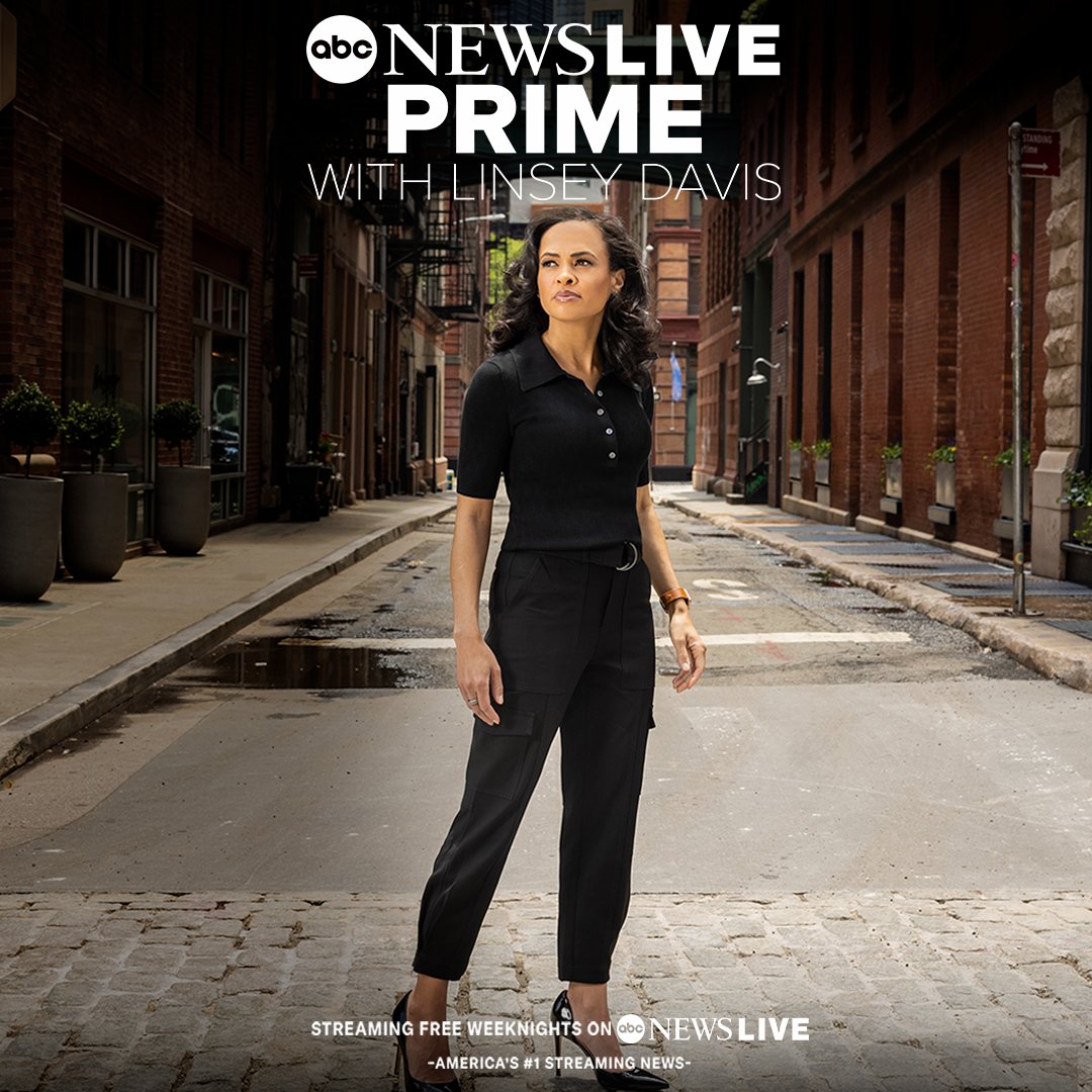 ABC News Live Prime with Linsey Davis: Your primetime news source for context and analysis of the day’s top stories, in-depth reporting and storytelling. Stream weekdays at 7PM, 9PM or 11PM ET on @ABCNewsLive or @Hulu. @LinseyDavis