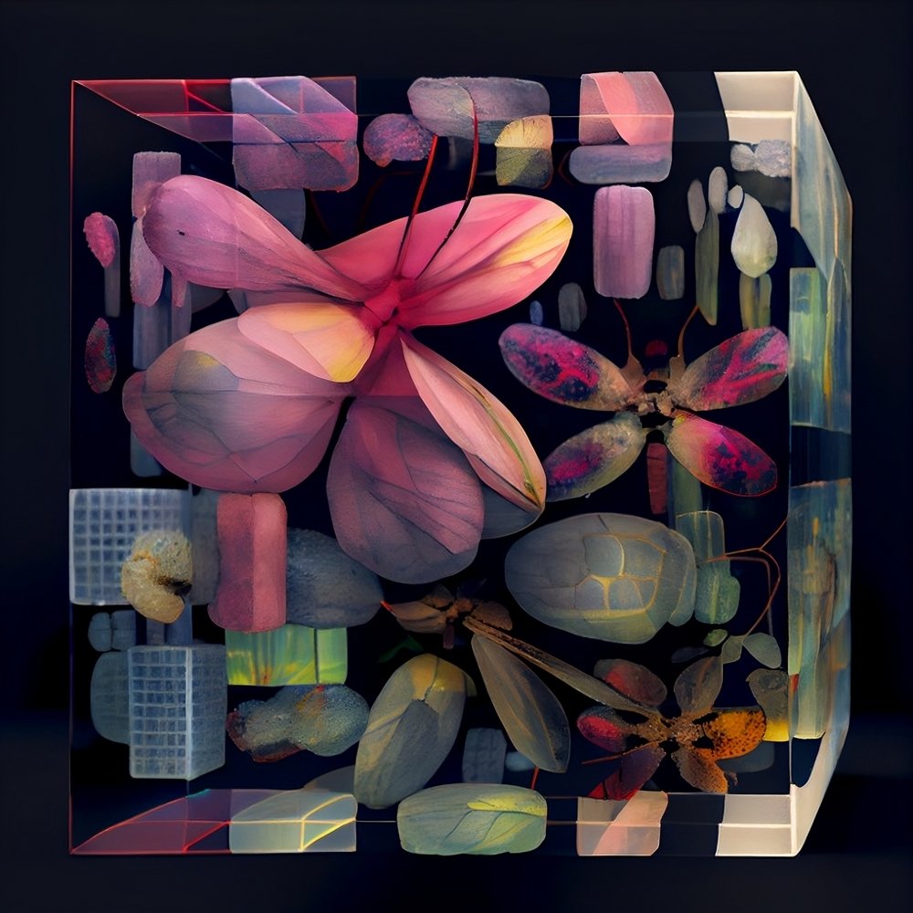 AuraTeodora's tweet photo. Truly honored and very happy to get selected for the first MP Launchpad exhibit! It was a bit surreal to see my name on the drop presentation. 
Congratulations to all these amazing artists, and thank you @makersplace  for this wonderful experience!🎆

Pollinators https://t.co/jWKU1wrro2