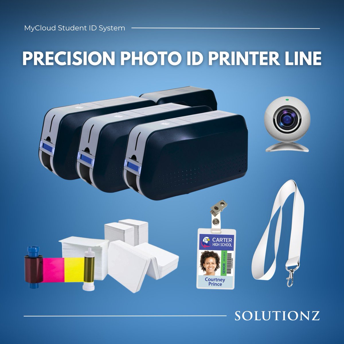 Experience fast and enduring results with the cutting-edge technology of the Precision Photo ID Printer Line. Schools and districts in California, Arizona, and Nevada can now purchase this printer individually or as a part of a bundle. 🏫🌟 Learn more: hubs.ly/Q01X27Ry0