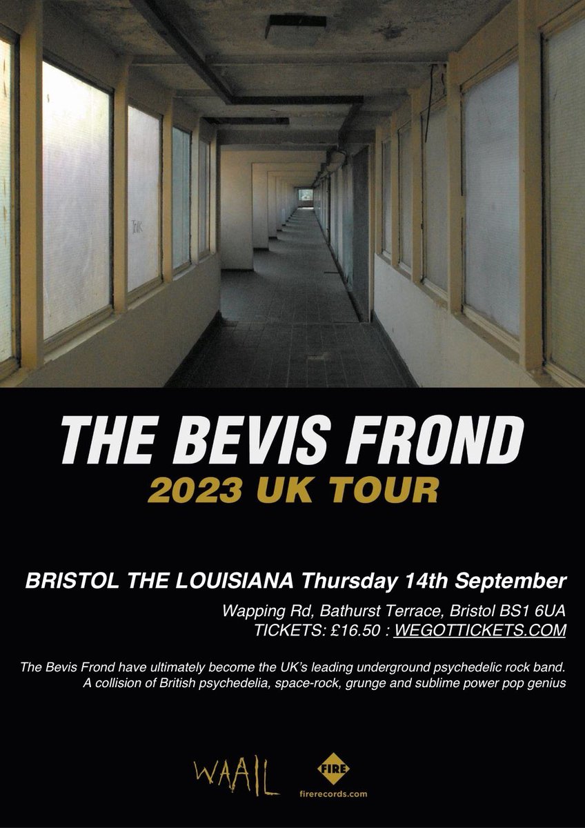 WAAILRECORDS's tweet photo. #bevisfrond @LouisianaBris this September #physch #nicksaloman https://t.co/q7IgAWzr2H https://t.co/39ADB5T3bT