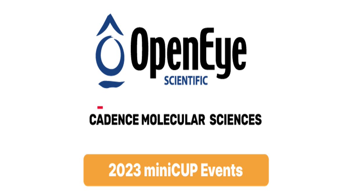 OpenEye, Cadence Molecular Sciences tweet media