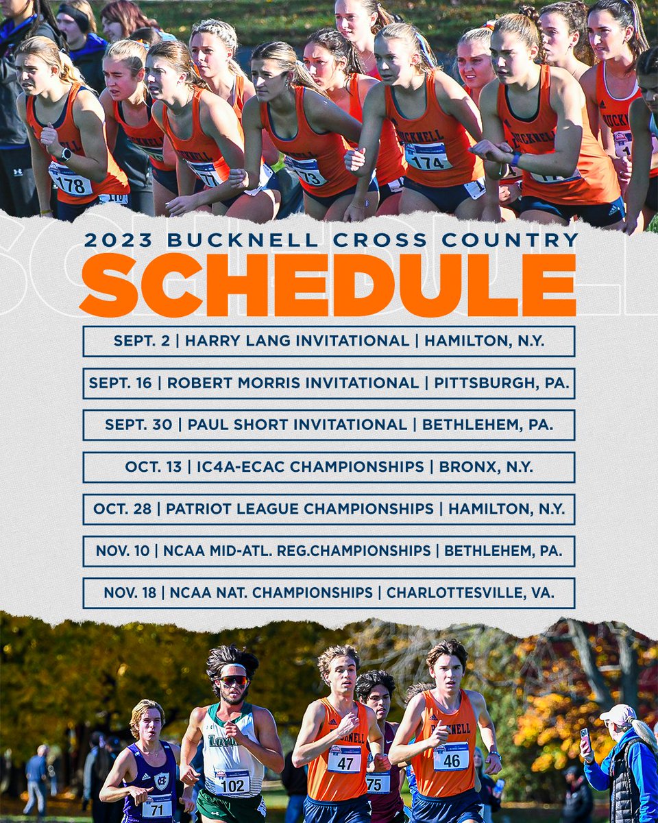 Bucknell_TFXC's tweet photo. Schedule Drop! 🥳

Our 🏃‍♂️🏃‍♀️are ready to race! https://t.co/T1NiWoc5aE