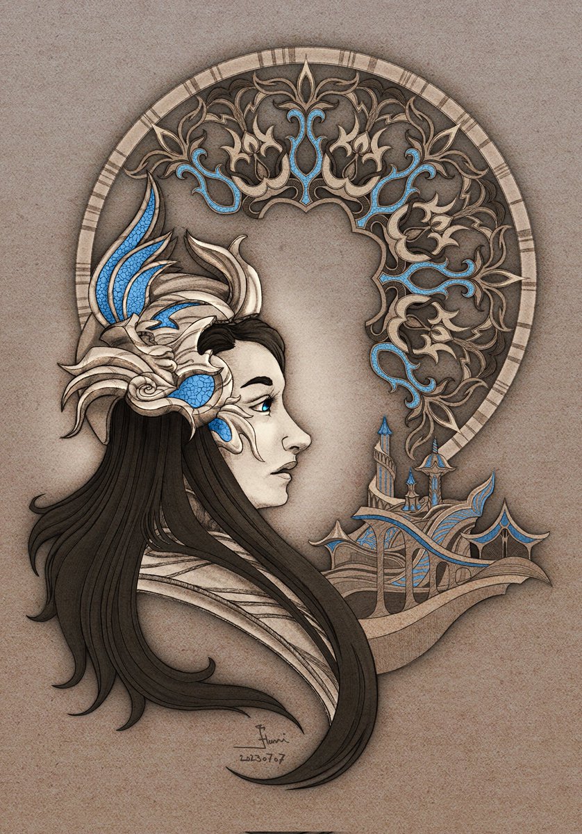 diena0403's tweet photo. The Queen of All 

Digital #illustration using @Procreate and ArtStudio Pro https://t.co/neB4MP6bPw
