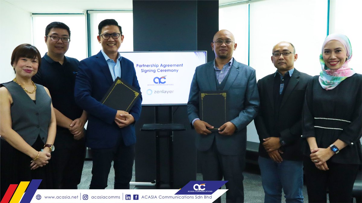 zenlayer's tweet image. We’ve teamed up with ACASIA Communications Sdn. Bhd. to help expand their services, leveraging our #baremetal and extensive #edgenetwork to give enterprise customers easy, high-performance global connectivity.