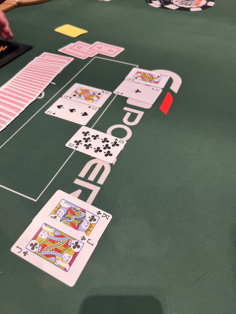 NorthShorePlaid's tweet image. Got my first #RoyalFlush at #WSOP #dailydeepstack.  Cashed 54th out of 460!