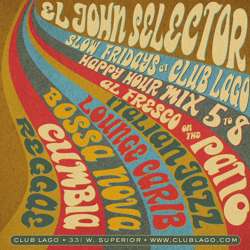 #dj and good vibes from 5 to 8 tonight on our patio. Come bless us with your presence.