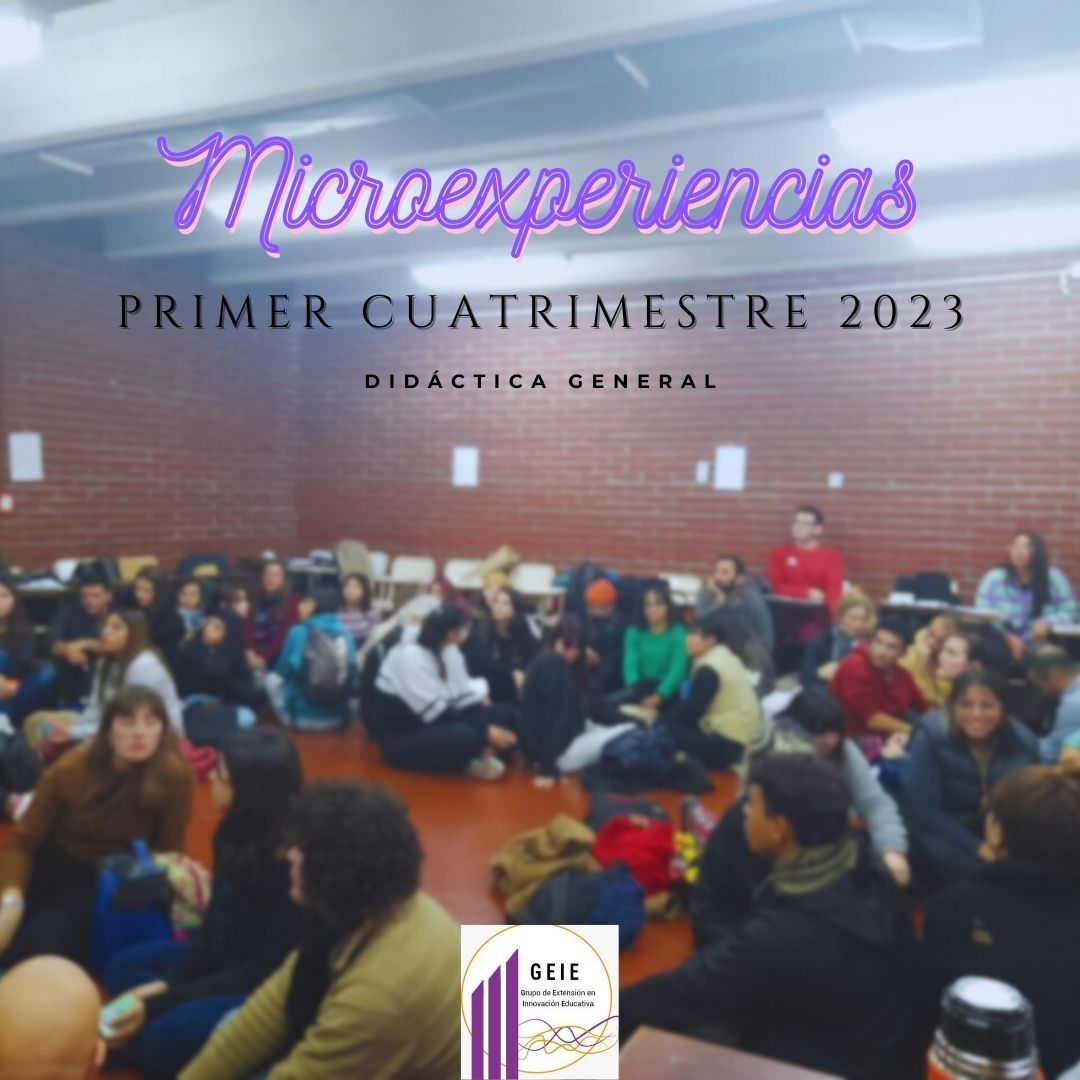 ✨Microexperiencias ✨ Estas semanas tuvimos la alegría de reeditar una de nuestras jornadas preferidas: las microexperiencias que, aunque en Didáctica General son el Segundo Parcial, también intenta ser una experiencia poderosa que nos permita reflexionar 
<a href="/mirkap/">mirkap💚#mutacionesdidacticas #didacticatransmedia</a> <a href="/Sperrupato/">Sebastián Perrupato</a>