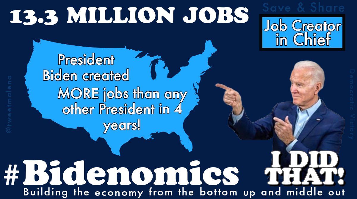 RachelBitecofer's tweet photo. Bidenomics means jobs, jobs, jobs. #DemsCreateJobs https://t.co/WC3KkoUjDy