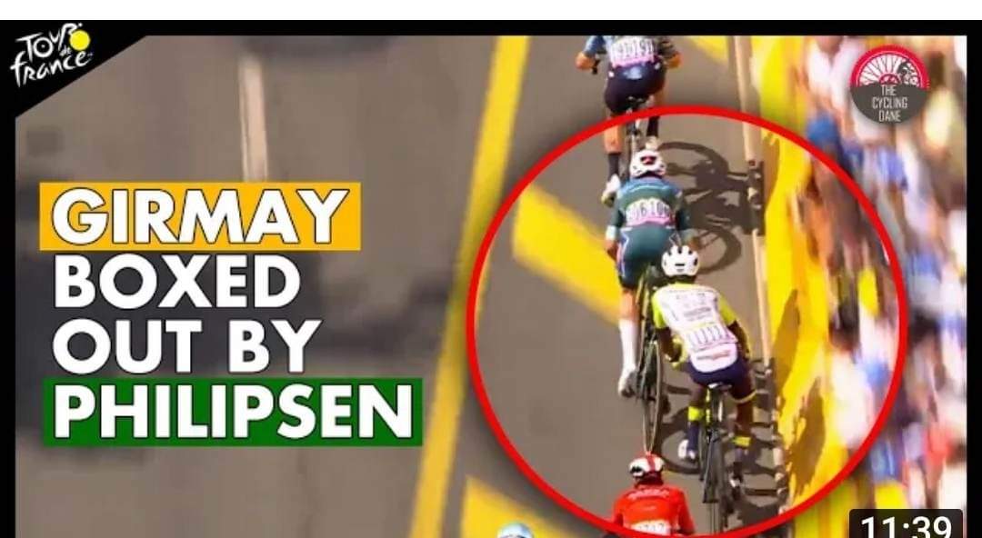 NationalEr_Int's tweet photo. The sprint was dangerous with @JasperPhilipsen not sprinting in a straight line &amp; pushing me towards the barriers. I touched the barriers with my foot, it could have ended in a nightmare. Anyway, it was good to take my 1st podium in my 1st ever Tour de #France. https://t.co/3qCGfNnUAG