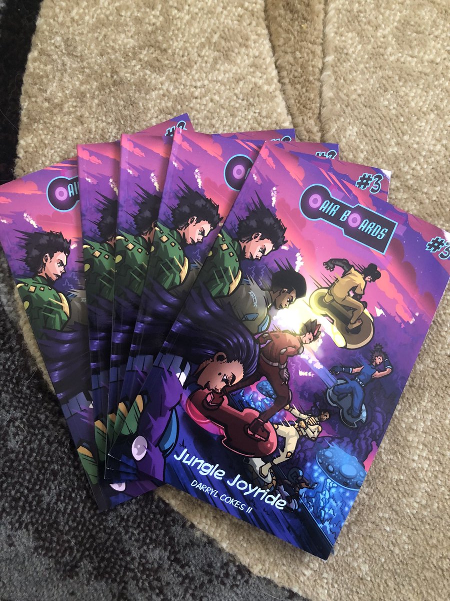Air_Boards's tweet photo. Hey All! Big news, the third issue of air boards: Jungle Joyride is now out and available!  

It’s the second race of the tournament and with Zack starting in last, he’s determined to make up for it!

Physical Version: https://t.co/lEs8Ce1XeA

Digital: https://t.co/EEF4bjOvPb.. https://t.co/Dt8cVJBJev