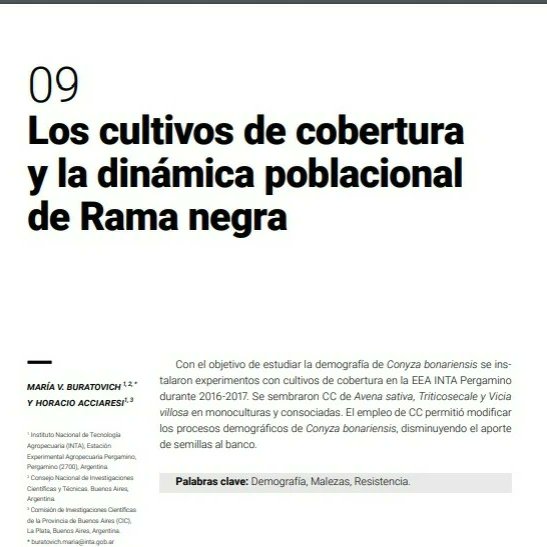"Los cultivos de cobertura y la dinámica poblacional de Rama negra" 🌾🌱🍀 disponible en: drive.google.com/file/d/1iO67FZ… 
<a href="/AcciaresiHorac/">𝙃𝙤𝙧𝙖𝙘𝙞𝙤 𝘼𝙘𝙘𝙞𝙖𝙧𝙚𝙨𝙞 🇦🇷♻️</a>