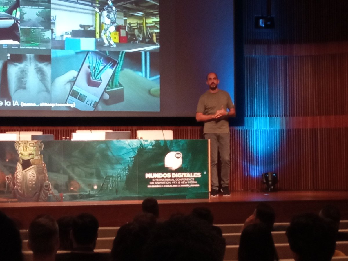 Velasco83's tweet photo. Acabo de asistir a la ponencia de @DotCSV sobre la #IA en el congreso @mundosdigitales aquí en A Coruña y me ha encantado. https://t.co/6MuVnEuEut