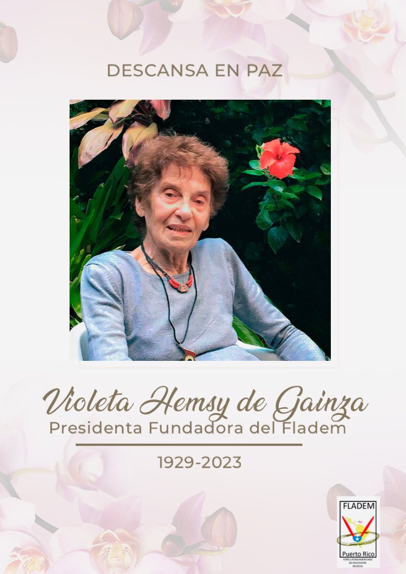 Que tu legado continúe con nosotros, querida Violeta 💜