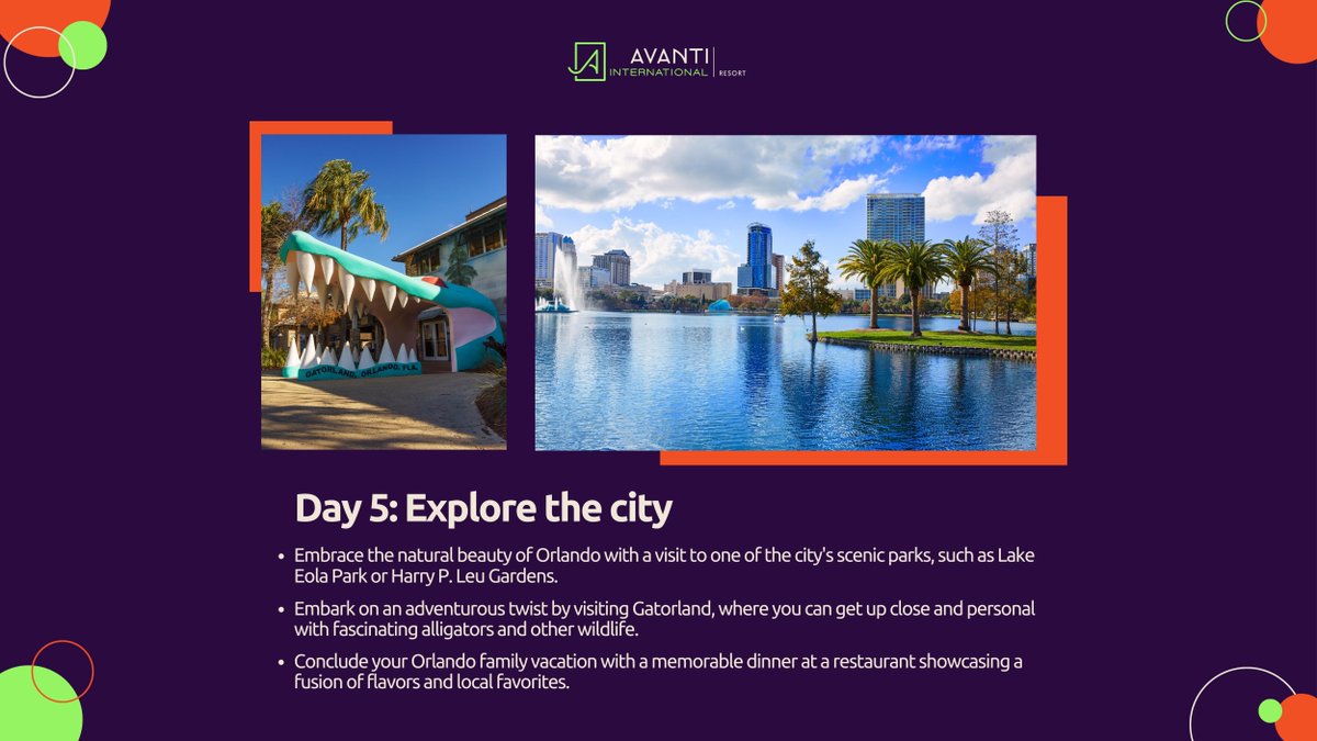 AvantiResortOrl's tweet photo. Unwind, Explore, Repeat: Your 5-Day Orlando Family Vacation Starts Here! ๐
#AvantiInternational #FamilyTimeInOrlando #VisitOrlando #LoveFL #FunInFlorida #OrlandoHotels #AvantiResort #ExploreOrlando #OrlandoVacation https://t.co/mkSwvySUQk