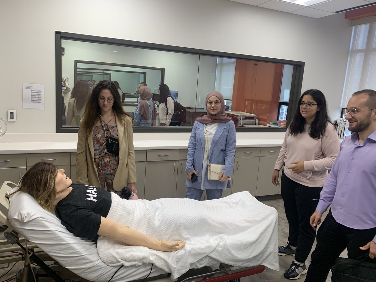 @mena_pair trainees touring the Yale Center for Medical Simulation and learning from the expert <a href="/ambrosehwong/">Ambrose Wong</a> <a href="/yalemed/">Yale School of Medicine</a> about guidelines and best practices for reducing violence against Healthcare workers, improving behavioral care and promoting patient safety  
<a href="/FHS_AUB/">Faculty of Health Sciences at AUB</a>