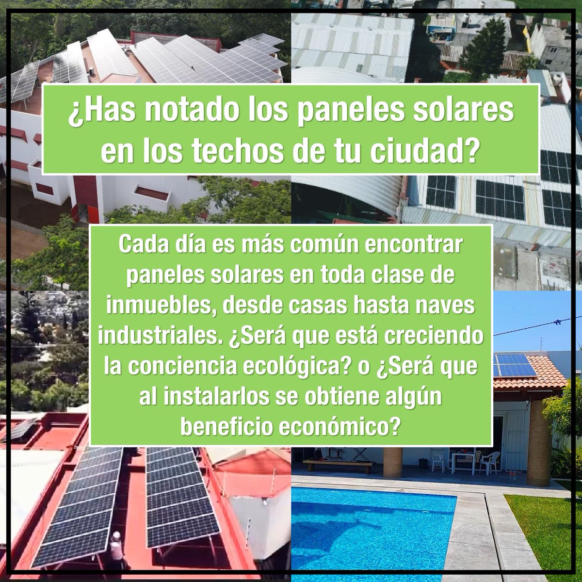 Luverpro's tweet photo. ¿Conciencia ecológica o beneficios económicos? Tu qué opinas? #energiasolarmexico #panelessolaresmexico https://t.co/7gzHGlRAQZ