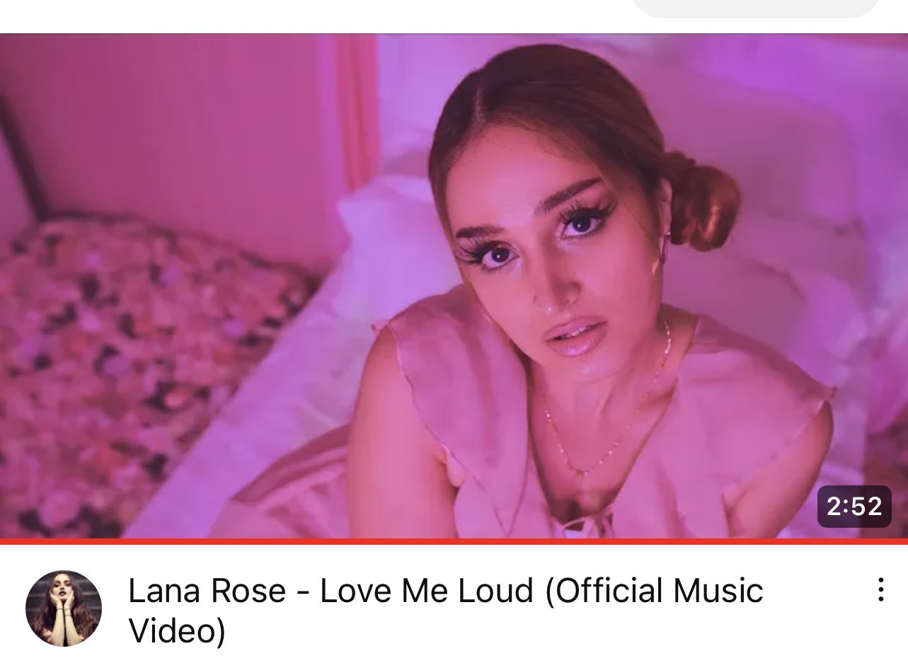 Lana Rose on X: My Music Video is Out Now 💗💫 YT: Lana Rose  t.couKa4Emecr4  X