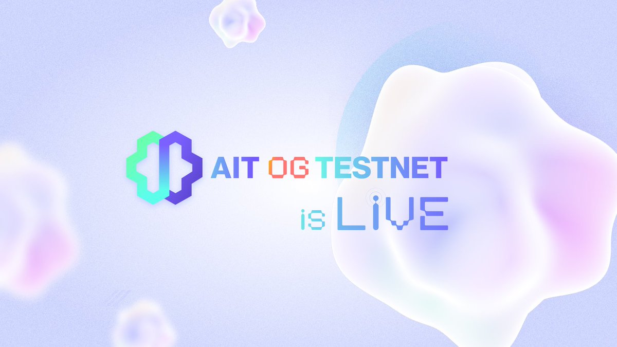 AITProtocol's tweet photo. 📢The Testnet for Discord OG role is live now

Find instruction of How To Join in our private Discord channel for the exclusive Testnet.

🧠Start your training, learning and earning journey with #AI development on #Web3 now.

👉https://t.co/LhYZ3qfzWC https://t.co/FKoCQiIbsZ