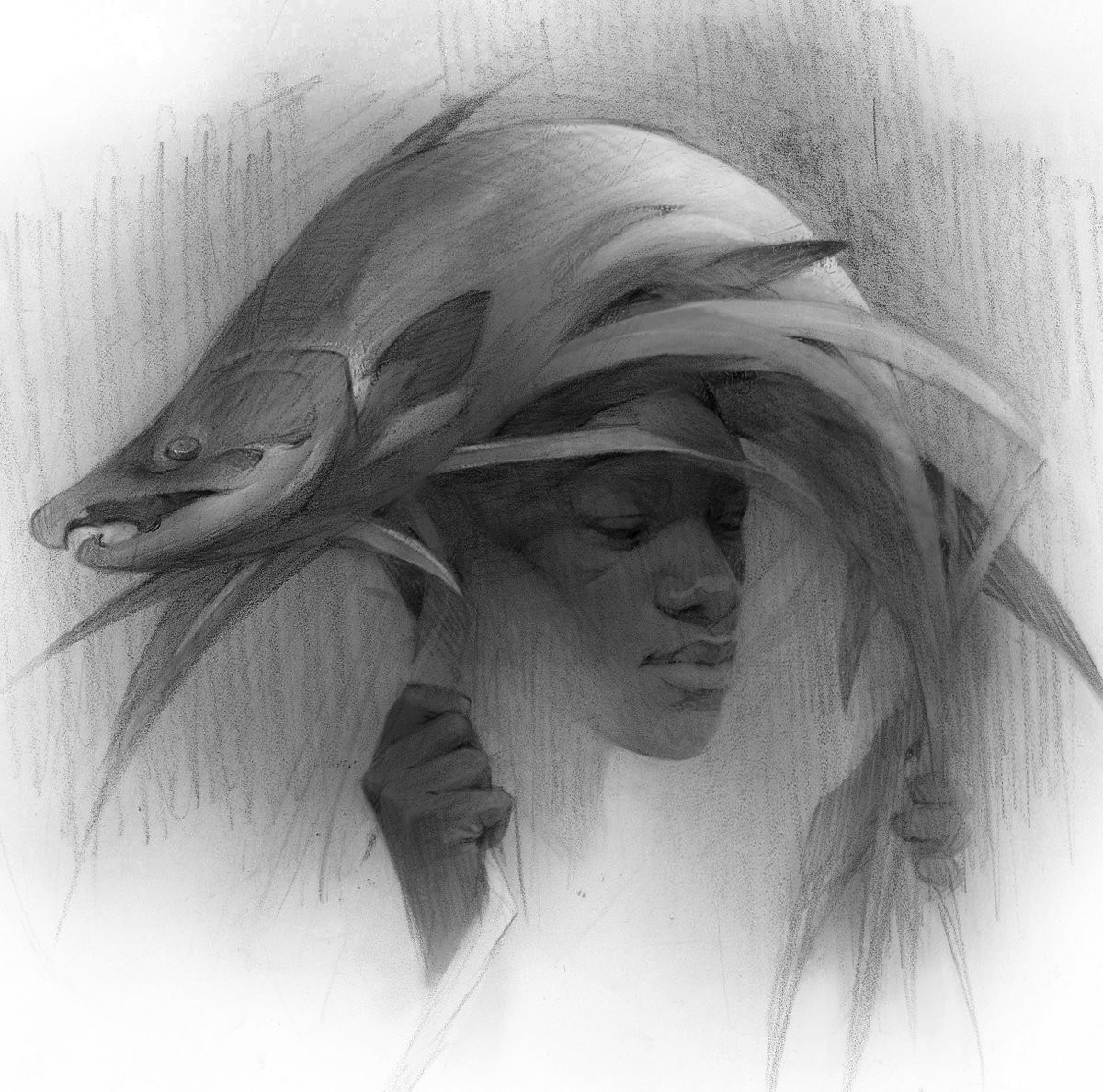 BettyWanJiang's tweet photo. Charcoal pieces for Nucleus Portland ! https://t.co/cIU6AANcju