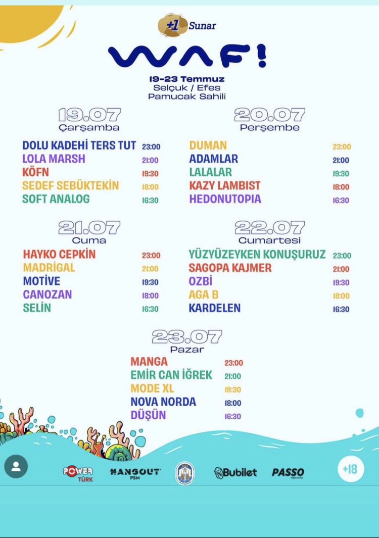 LtfiDemir9's tweet photo. WAF İzmir selçuk - efes festivali için cuma cumartesi biletim var uygun fiyattan verilecek https://t.co/B4M8VfsUxV