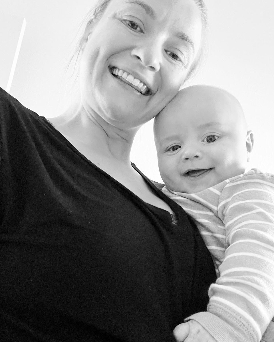 NDailey1's tweet photo. 5-month son wanted post for his sibling. So, 3 months pregnant &amp; this is literally our best-effort announcement 😂 @ZimmRx27 https://t.co/XRqTthMvli