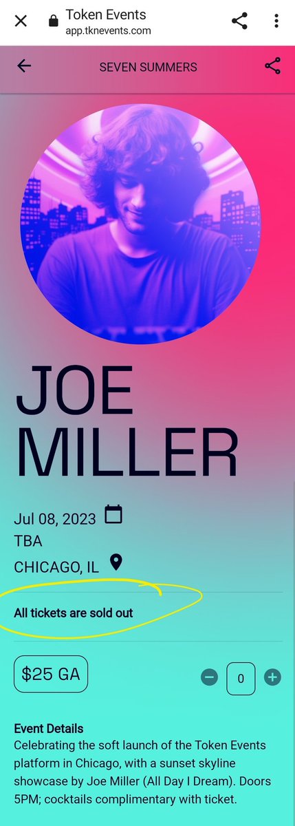 🥹🥹🥹 When the world tells you it's ready for a free-market alternative to the outdated, exploitative ticketing models of today.

The NFE is here.