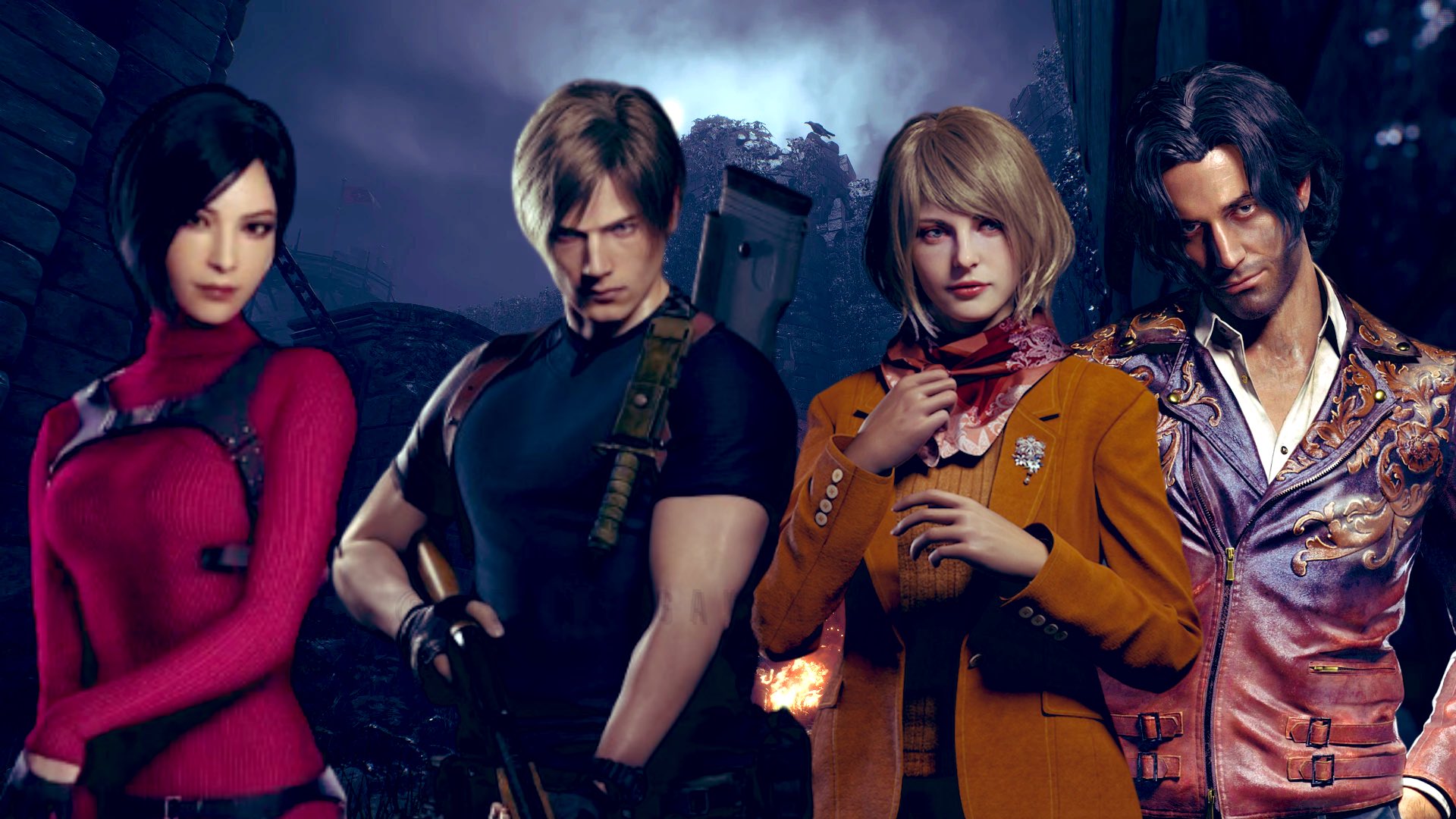 Leon, Ashley, & Ada Art - Resident Evil 4 Art Gallery