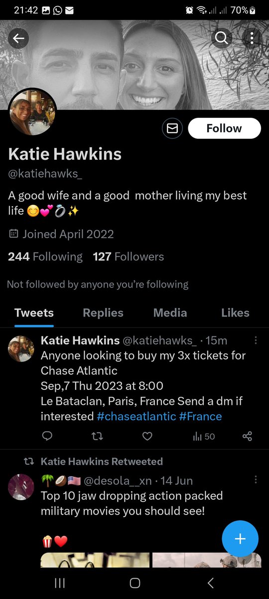 novagotnojams's tweet photo. Do not buy from her!! SCAMMER!!
Took my money through PayPal and kept making excuses! Posting all the details of the proof she sent so that y'all don't go through this

PLEASE RT!!

#CHASEATLANTIC #CHASEATLANTICPARIS https://t.co/82IGeVodFg